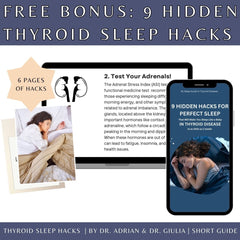 9 HIDDEN THYROID SLEEP HACKS eBook Image