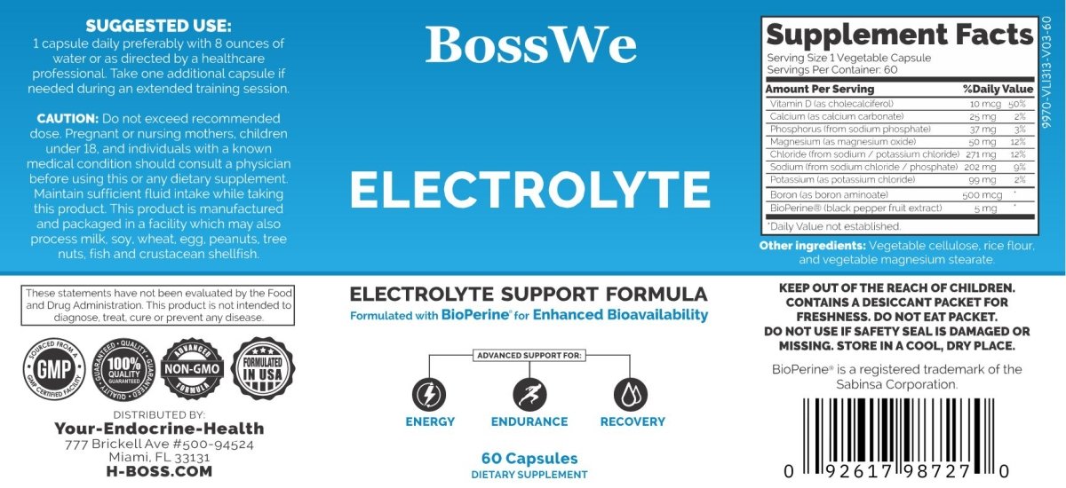 ELECTROLYTE BOOST PRO - BossWe